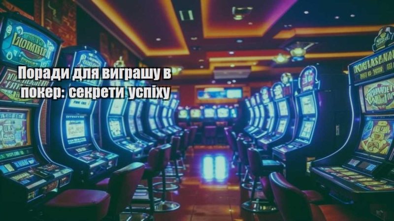 porady dlya vygrashu v poker sekrety uspihu