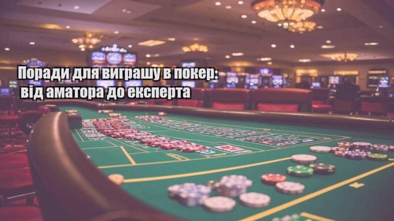 porady dlya vygrashu v poker vid amatora do eksperta