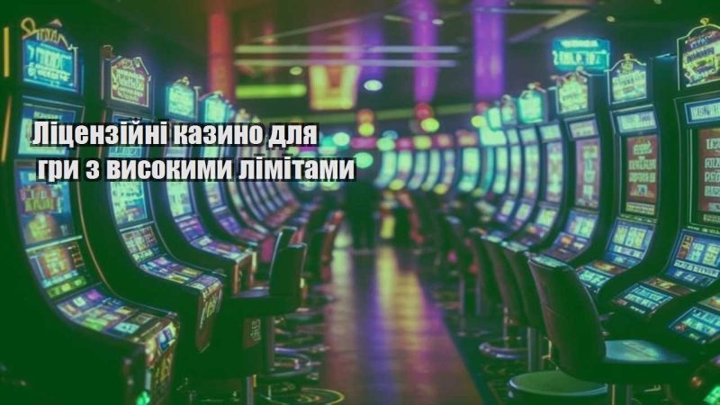 liczenzijni kazyno dlya gry z vysokymy limitamy