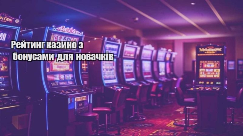 rejtyng kazyno z bonusamy dlya novachkiv
