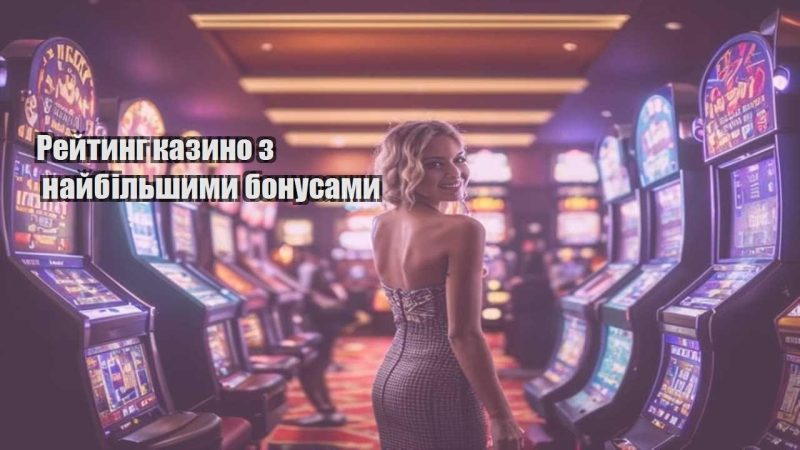 rejtyng kazyno z najbilshymy bonusamy