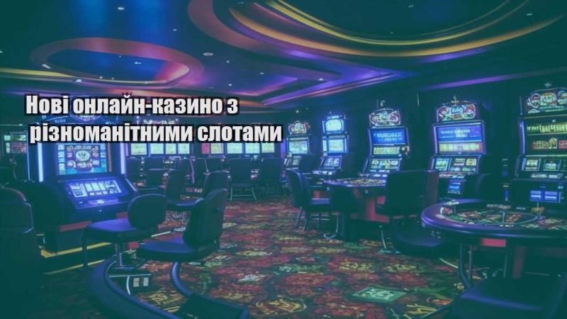 novi onlajn kazyno z riznomanitnymy slotamy