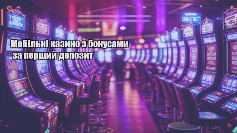 mobilni kazyno z bonusamy za pershyj depozyt