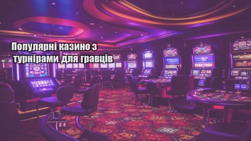 populyarni kazyno z turniramy dlya gravcziv