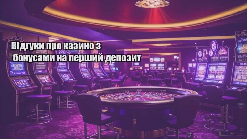 vidguky pro kazyno z bonusamy na pershyj depozyt